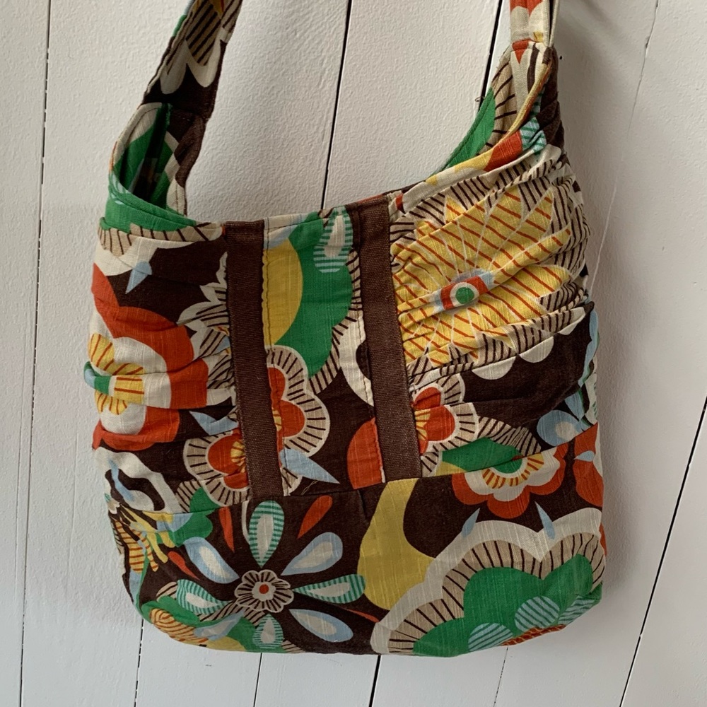 Floral crossbody purse